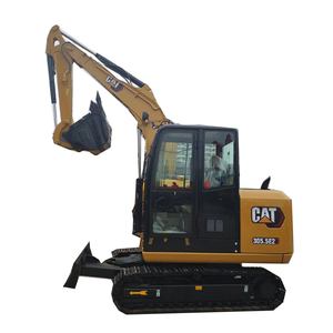 Mini-excavatrice d'occasion japonaise CAT305.5E2 5,5 tonnes, moteur, boîte <span class=keywords><strong>de</strong></span> vitesses, pompe, modèle 2023 à vendre, incluant rapport vidéo. - Product Image 1