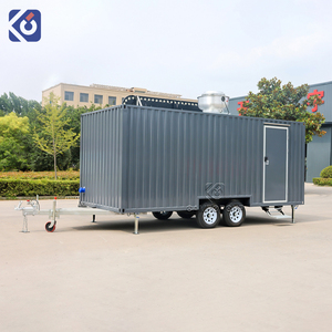 Remorque de bar mobile CAMPTRL, camion de vente de nourriture entièrement équipé, restaurant en conteneur, remorque de restauration rapide, chariot de nourriture de rue mobile - Product Image 4