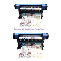Imprimante éco-solvant Guangzhou 1,8 m avec tête unique XP600, machine d'impression grand format pour bâche, autocollant, papier, étiquette