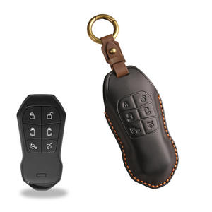 Vintage <b>Key</b> case for Xpeng X9 <b>Key</b> Case, Handmade Genuine Leather <b>Remote</b> Control Protective case with Buckle for Xpeng X9 <b>Car</b> - Product Image 6