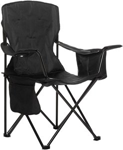 Outdoor <b>Lounge</b> Folding <b>Chair</b> Portable Picnic BBQ Garden Beach <b>Chair</b> Iron Metal Camping with Cup Holder - Product Image 1