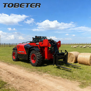 Tobeter 4 tấn telehandler trang trại máy ổn định cân bằng an toàn cho chăn nuôi trang trại vật liệu giao thông vận tải - Product Image 3