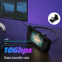Haute efficacité U forme 100W Type C mâle vers USB a femelle USB3.1 adaptateur 10Gbps plus rapide Gamer Pad connecteur de transfert de données Audio