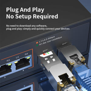 Module émetteur-récepteur SFP+ 10G en cuivre, module émetteur-récepteur à fibre optique pour réseau Ethernet Gigabit, module SFP RJ45 10G, vente chaude - Product Image 3