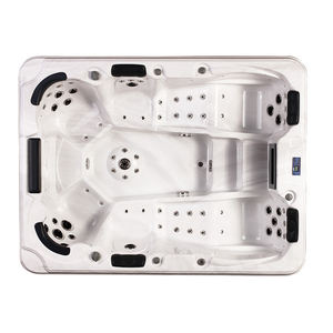 工場中国6人用マッサージアクリル水泳スパタブ屋外ワールプールホットタブ - Product Image 4