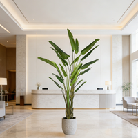 Bananes artificielles de qualité supérieure, best-sellers en gros, arbres artificiels en strelitzia, arbres artificiels réalistes, décoration d'intérieur