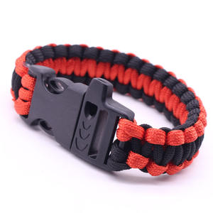 Gelang Tali Paracord Multifungsi untuk Bertahan Hidup di Luar Ruangan, Gaya Nautikal, Dapat Disesuaikan, Tali Pergelangan Tangan Promosi - Product Image 4
