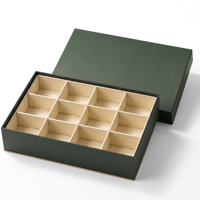 Boîte en carton pour chocolats pralinés avec manchon coulissant pour emballage alimentaire de luxe, boîte cadeau en carton de qualité supérieure