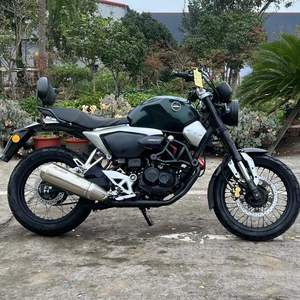 รถจักรยานยนต์ย้อนยุค200cc แข่งรถ staho <span class=keywords><strong>Cafe</strong></span> คอลเลคชั่นจักรยานวินเทจความเร็วสูงสุด80กม./ชม. - Product Image 2