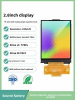 Nouvel écran capacitif TFT LCD de 2,8 pouces avec port série SPI, résolution 240x320, pilote IO 4 fils ILI9341