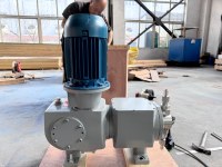 Pompe doseuse à piston scellée en PTFE résistante à la corrosion pour le traitement des eaux usées, dosage d'acides, fabricant certifié ISO