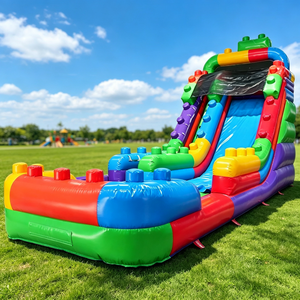Centre de jeux aquatiques gonflable pour parents, enfants et adultes, toboggan aquatique extérieur, <span class=keywords><strong>piscine</strong></span>, château gonflable d'été - Product Image 5