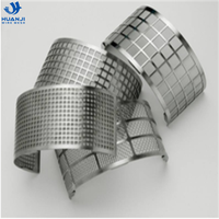 Grilles de tamisage perforées sur mesure anti-corrosion pour broyeurs à marteaux à trous ronds, services de découpe et de pliage