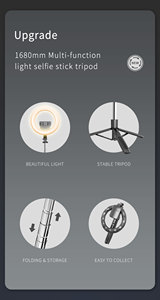 Оптовая продажа <span class=keywords><strong>3</strong></span> в 1 Мини 360 градусов Гибкий ручной Телескопический штатив для селфи со светодиодной подсветкой для мобильного телефона - Product Image 3