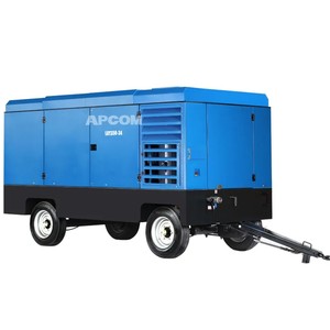 Two Stage Oil Cooled High Pressure Diesel <b>Screw</b> Air Compressor 30bar 40bar For Mining Blasting Deep Water Well Drilling Rig - Product Image 3