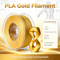 Filament d'imprimante 3D PLA de base MEIJIMEI, 1,75 mm, haute précision, tolérance de 0,02 mm, température d'impression 190-220°C, 1 kg