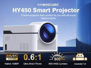 Projecteur à ultra courte focale LCD LED HY450NTV, licence officielle Netflix, résolution native 1080p, intégré, portable, home <span class=keywords><strong>cinéma</strong></span> - Product Image 1
