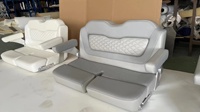 DOWIN Couleur personnalisée Yacht Deluxe Confortable Double Chaise Pliable Marine Soft Bench Sièges de bateau