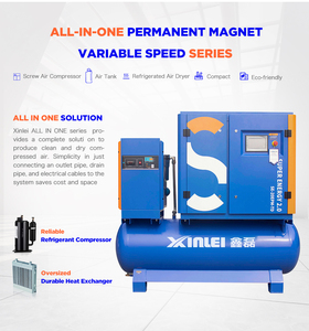 Compresores Industriales Rotatorios de 7.5kw 10HP con Enfriamiento por Aire, Compresores de Aire Silenciosos, Compresor de Aire de Tornillo - Product Image 4