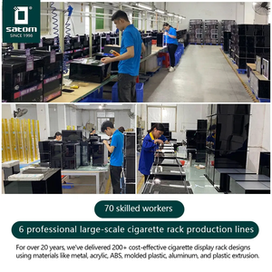 Fabrication à grande échelle, bon prix, vitrine en acrylique LED, présentoir de snus verrouillable, vente en gros - Product Image 6