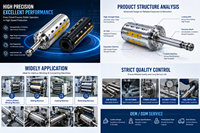 Mandrin à expansion pneumatique de haute précision pour machine à bobiner les batteries au lithium, arbre d'expansion pneumatique OEM