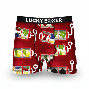 Boxer da uomo Lucky in rosso - Product Image 2