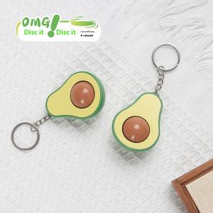 Jincan <span class=keywords><strong>Mini</strong></span> masseur magnifique rouleau d'avocat pour soulager le stress amusant fruits porte-clés pendentif sac jouet personnalisé jouets à presser - Product Image 2