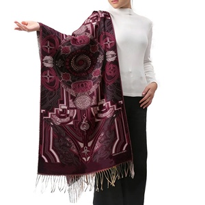 Bufanda Pashmina de Cachemira Suave con Diseño Personalizado, Accesorio para Fiestas de Música Rave de Invierno, Chal con Borlas, Excelente Regalo - Product Image 4