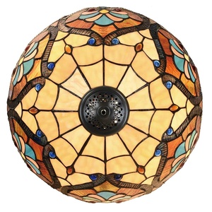 TFT-8030 Victorienne Double Allumé Vitrail Décor À La Maison D'éclairage tiffany lampes - Product Image 6