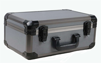 Boîte à outils en alliage d'aluminium Lucky, valise pour instruments, résistante aux chocs, étui de sécurité, étui pour appareil photo avec mousse