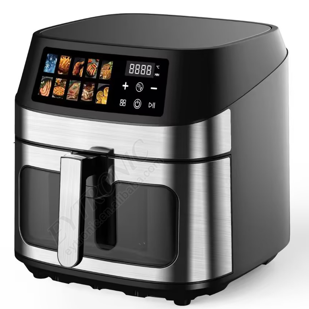Popular 8L Stainless Steel Digital Air Fryer Small Kitchen Appliances Good Quality Smart Air Fryers