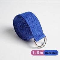 Vente en gros usine : Sangle et corde de yoga pour étirements, accessoire de fitness, motif uni, longueurs 1,8m, 2,5m, 3m en stock