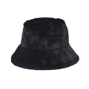 Soft Touch Feeling Fluff Winter Warm Unisex Outdoor Bucket Hat - Product Image 5