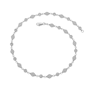 Bracelet en argent sterling 925 de haute qualité Gemnel, élégant et raffiné pour femmes, à porter tous les jours, avec zircone - Product Image 6