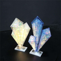Accessoires créatifs : Colonnes de cristal, Ornements, Pendentifs, Poteaux de guidage en cristal style T, Éclairage LED pour Mariages, Événements et Concerts