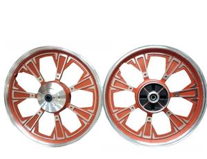 Roues de moto Supermoto et autres systèmes de carrosserie pour motos CG150 CG125, roues en alliage 1.4 x 18 pouces et 1.6 x 17 pouces - Product Image 6