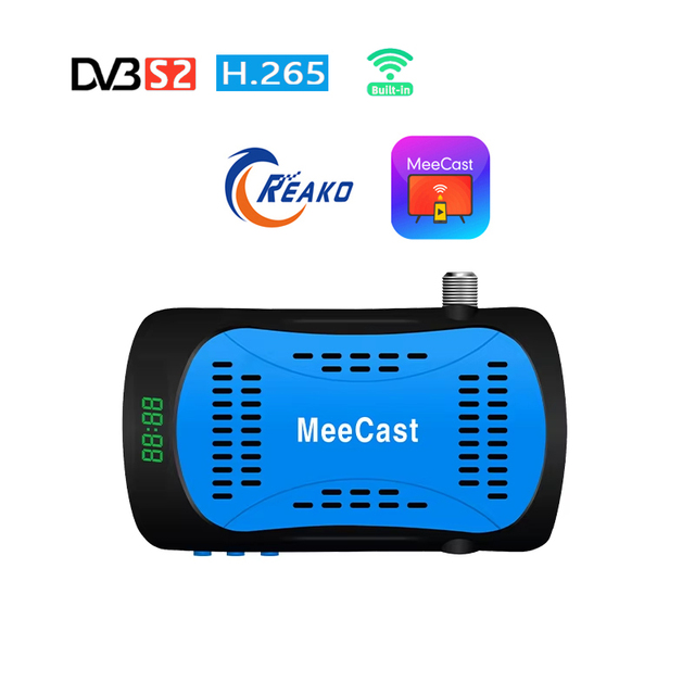 Best Free to Air Digital Set Top Box GX6605H Satellite TV Receiver with USB/WiFi Dongle HD Channels DVB-S2 H.264