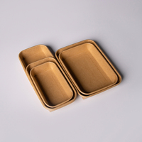 Boîte à sushi jetable écologique en papier kraft avec couvercle en PET transparent, impression personnalisée en feuille d'aluminium pour la restauration à emporter, OEM