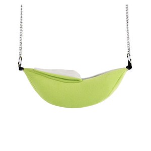 Jolie cage pour animaux de compagnie en forme de grenouille ananas avec anneaux de laisse, en coton, style dessin animé, motif animal pour hamster, été et toutes saisons - Product Image 6