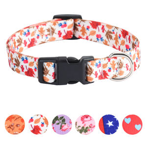 <span class=keywords><strong>Custom</strong></span> Large Size Pet <span class=keywords><strong>Dog</strong></span> <span class=keywords><strong>Collar</strong></span> Verstellbares leichtes Nylon-Gurtband mit thermischer <span class=keywords><strong>Sublimation</strong></span> für den Außenbereich - Product Image 2