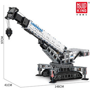Engineering 17002 Crawler Crane High-Difficulty Building <b>Blocks</b> Assembly Boys' Gift Electric Toy - Product Image 1