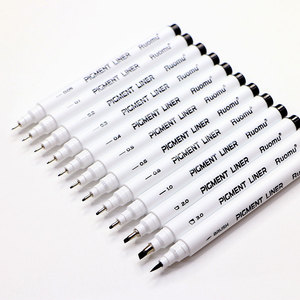 Bview Art 12 Noir Micro Fine Point <span class=keywords><strong>Dessin</strong></span> Étanche Archival Encre Multil Iner Stylos pour Artiste Illustration - Product Image 1