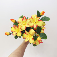 Hochwertige 53CM Realistische Seiden-Lilien in Verschiedenen Farben Künstliche Blumen für Hochzeitsdekoration Muttertag Erntedankfest
