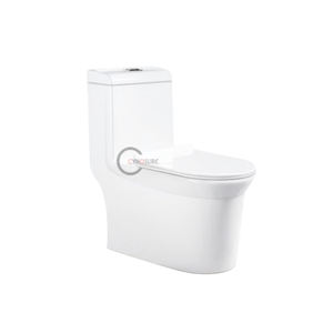 WC monobloc à prix réduit, nouveau design 2026, technologie Tornado Jet pour usage commercial intensif - Product Image 2