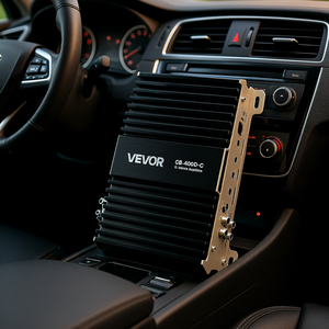 Amplificateur audio de voiture Vevor 1 canal 400W RMS classe D avec télécommande pour subwoofer pour système stéréo de véhicule - Product Image 2