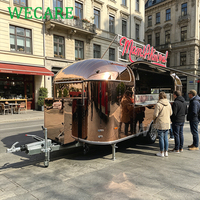 Wecare Mobil Mutfak Barı Seyyar Satış Karavanları Tam Donanımlı Arabalar Yiyecek Kamyonu Hızlı Pizza Barbekü Yiyecek Kamyonu Tam Mutfaklı