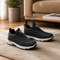 Grossiste Usine Personnalisation Baskets Homme Élastique Slip On Résistant Eau Confort Marche Quotidienne