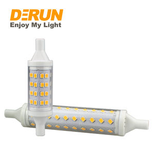 Thay Thế Halogen đèn CE ROHS PC rõ ràng Bìa 5W 8W 10W đôi đã kết thúc 130V 230V SMD2835 <span class=keywords><strong>j78</strong></span> j118 dẫn R7S ánh sáng, LED-R7S - Product Image 4