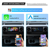 KLYDE Autoradio pour Sprinter W907 10.25 pouces IPS Android Head Unit GPS Navigation pour Sprinter W910 Carplay DSP Voice Control