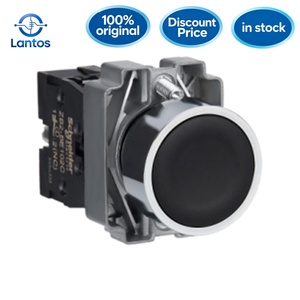 Interruptor de Botón <span class=keywords><strong>Pulsador</strong></span> Original <span class=keywords><strong>Schneider</strong></span> XB2BA21C, Cabeza Plana de 22 mm, 1NO, Negro, de Plástico, para Gabinete de Control Eléctrico - Product Image 1